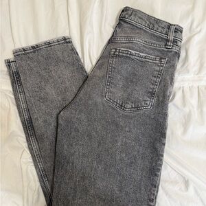 Abercrombie & Fitch Light Gray High Rise Jeans